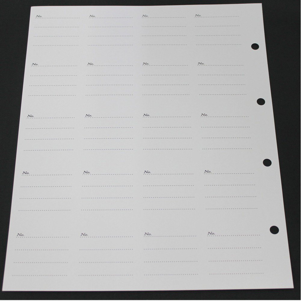 Teji CA-345S Coin Free Album, Spare Coin Free Pocket, 4 Columns, 5 Tiers, 5 Sheets