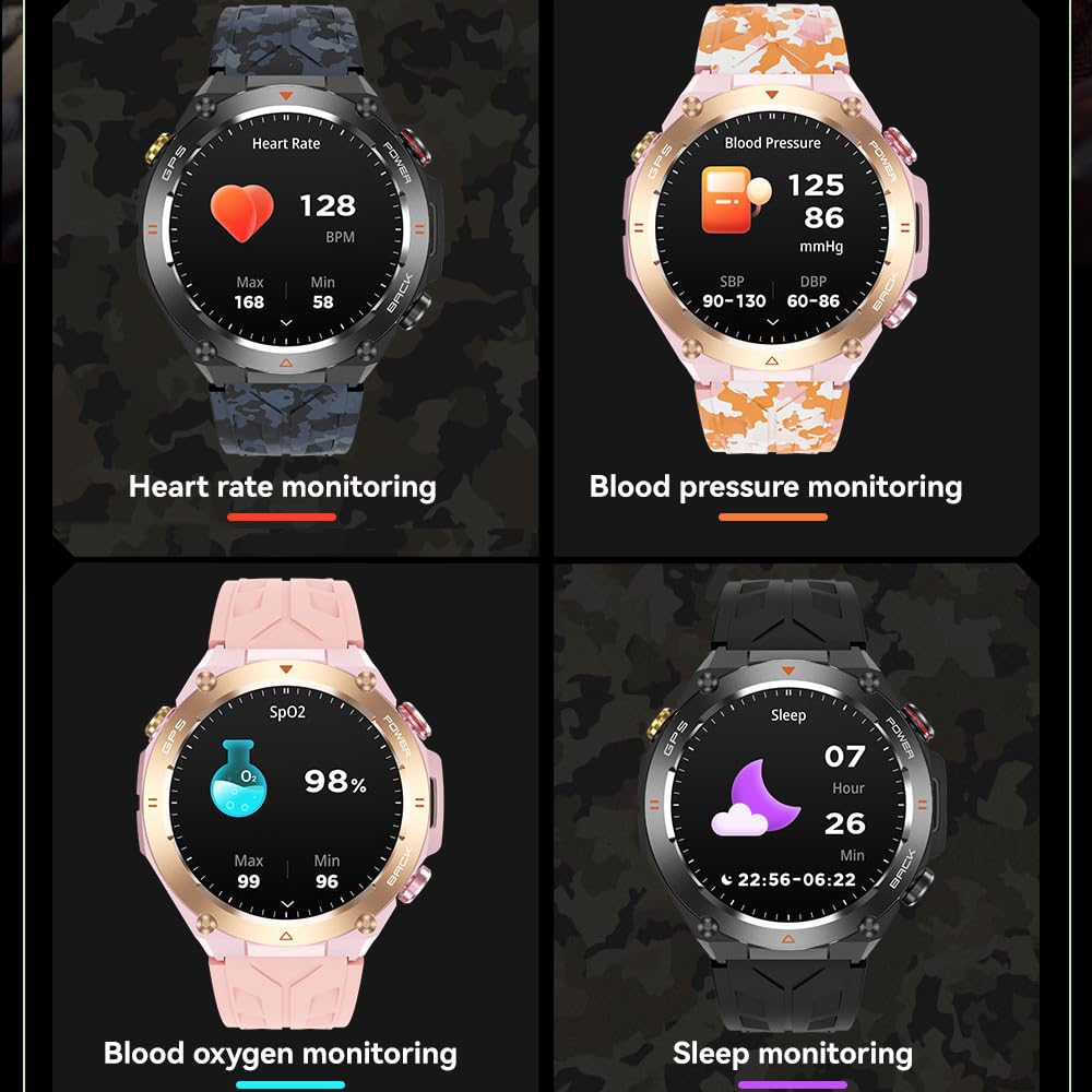 findtime GPS Smart Watch Running Watches with Bluetooth Call - Image 4