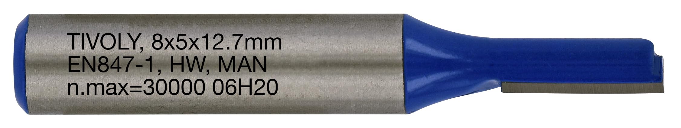 Tivoly XT60642067833 - Fresa per fresa dritta, 1 tagliente rettificato a diamante, Ø 5 mm