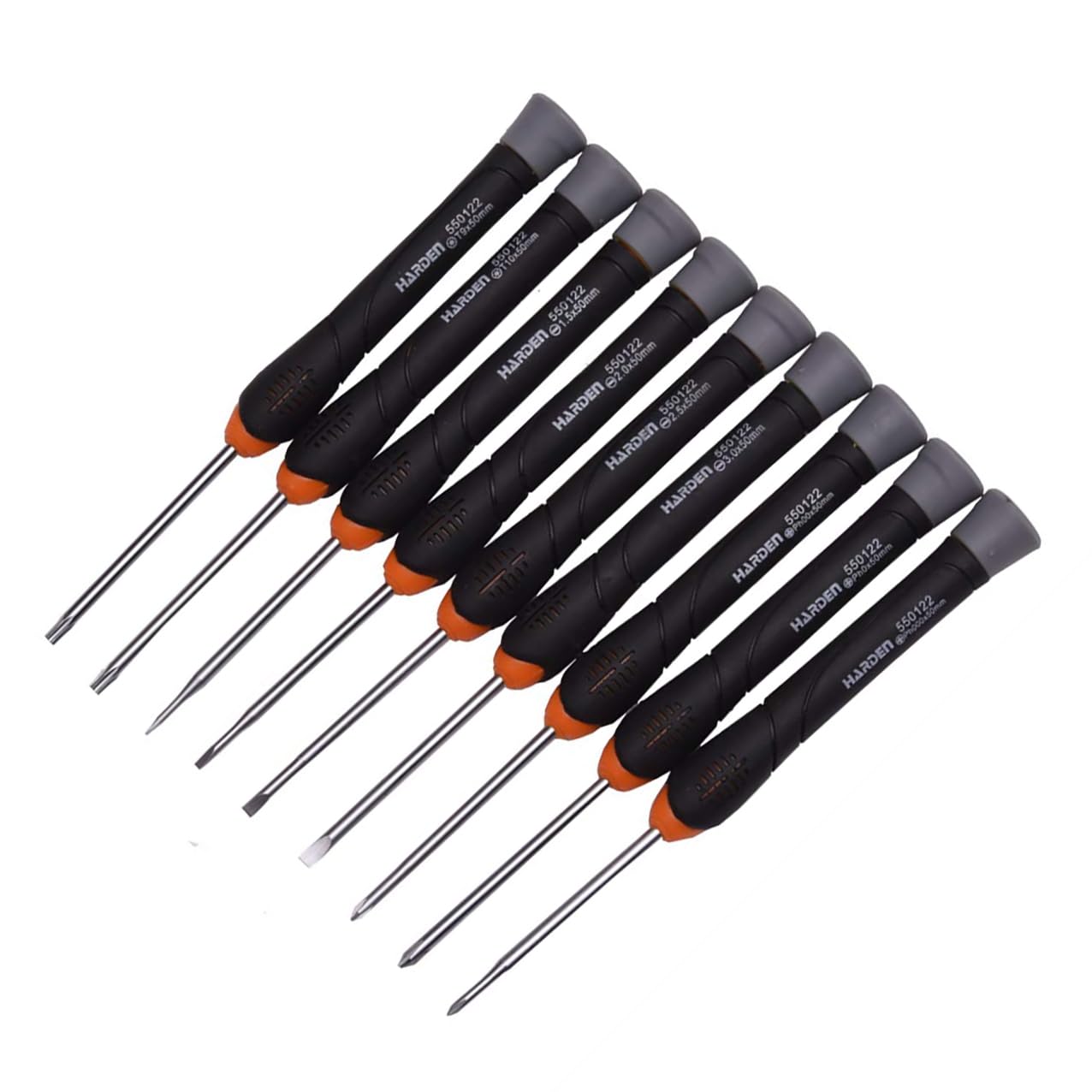 9pcs Precision Screwdriver Set (Includes Slotted (4Pcs), Phillips (3Pcs) & Torx (2Pcs) - Professional Series 550122 B
