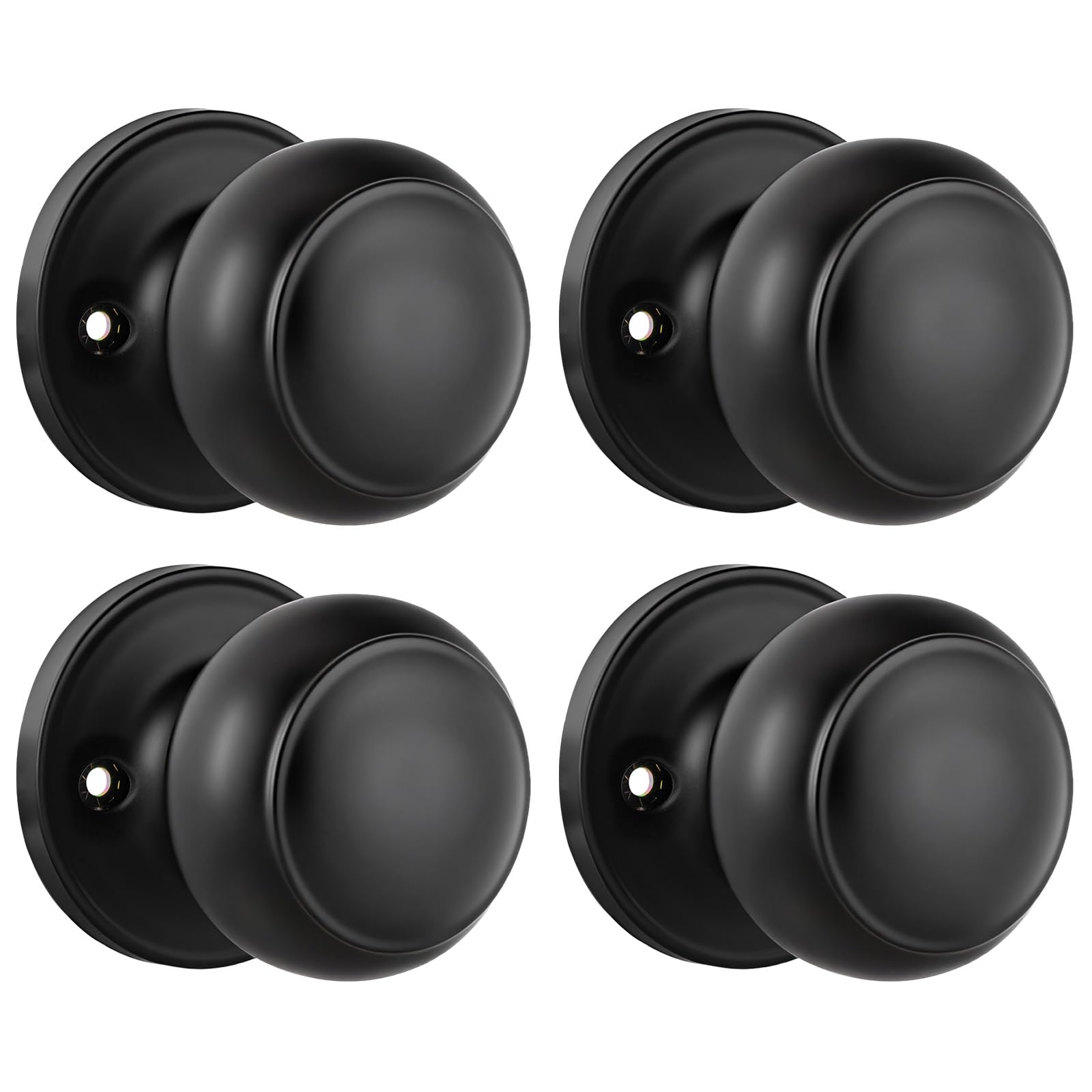 Black Door Knobs, 10 Pack Privacy Door Knobs Interior — Amazon image 22