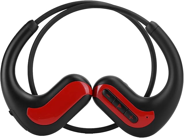 Dilwe IPX8 Waterproof Swimming Headphone,Sports Earphones In-Ear,Portable MP3 Music Player Headset for Watersports, Wireless Bluetooth 5.0 Earphones for Running/Exercise