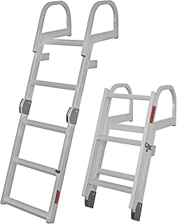 Folding Pontoon Boat Ladder 5 Step
