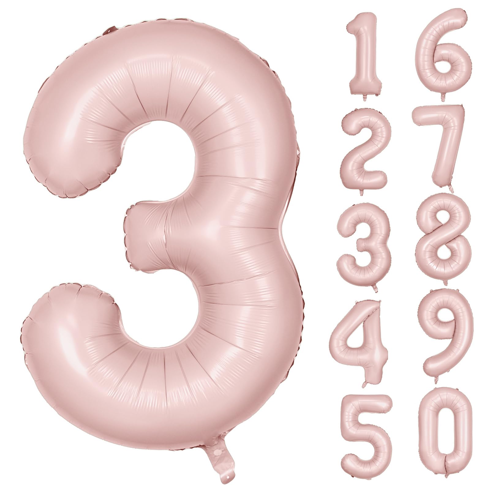 Red 0 balloon 40 Inch Giant Helium Foil Number 0 to 9 Red Balloon Birthday Wedding Party Digital Decorations (Number 0) — view 380