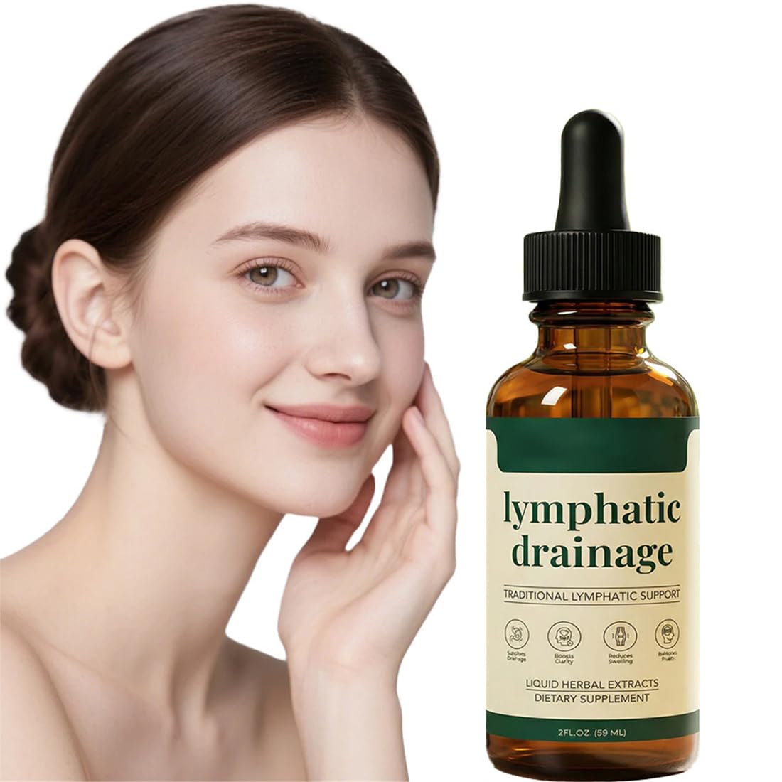 Lymphdrainage Detox Tropfen – Natürliche Unterstützung gegen Wassereinlagerungen im Gesicht, Bauch & Beine | Aloe Vera Flüssigkeit | Sanfte Entwässerung ohne Harndrang 3 stück