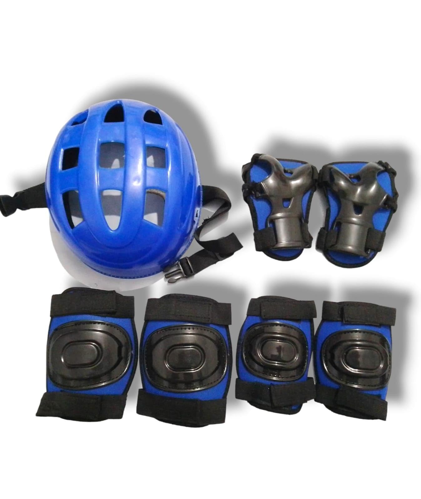Kids Protective Skating Safety Gear Kit Set - Helmet, Gloves, Kneepads and Handguards (Royal) (B0D2WJBR5W) Amazon Price History, Amazon Price Tracker