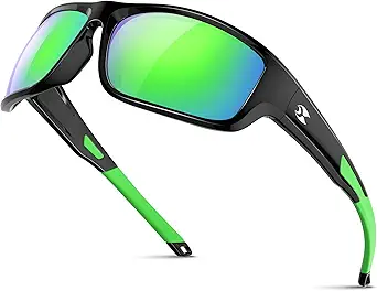 suoso Sports Polarized Sunglasses for Men: Women UV400 Protection Wrap Around Sun Glasses for Fishing Golf Running Driving