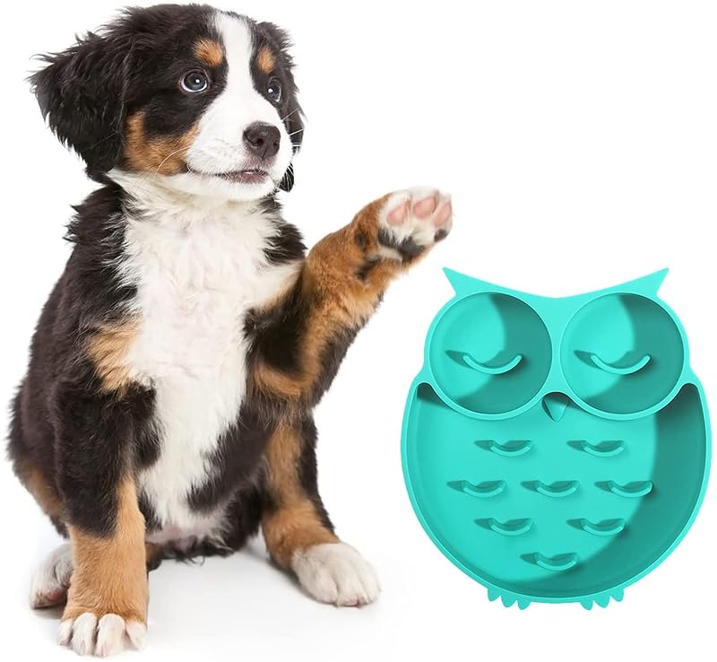 Comedouro Lento para Cães e Gatos em Silicone Antiderrapante CUITIBI – 340 mL