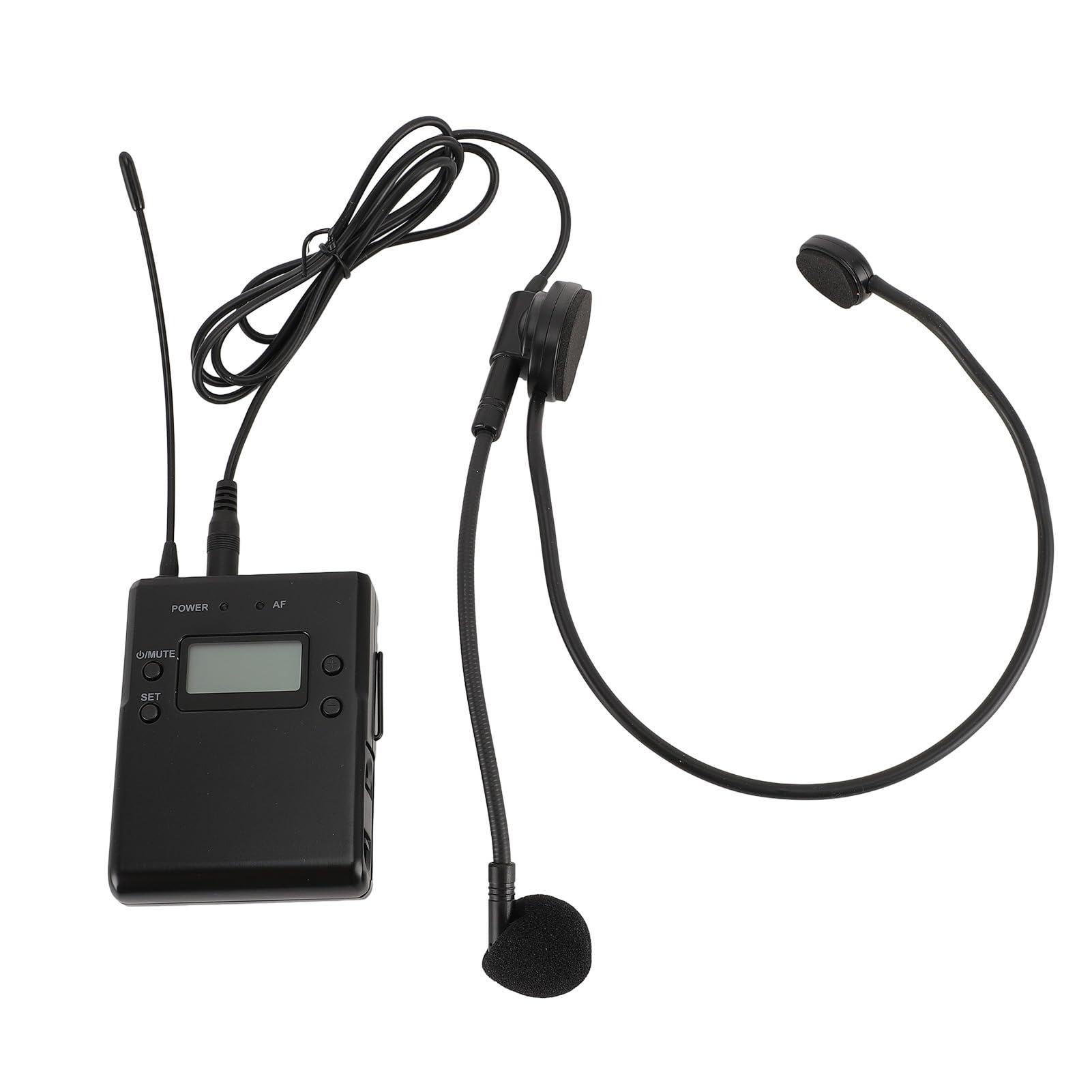 Dpofirs Attrezzatura di Interpretazione Wireless Multifunzionale con Suono Chiaro per Musei e Sedi di Conferenze Traduttore 1 Trasmettitore 1 Ricevitore