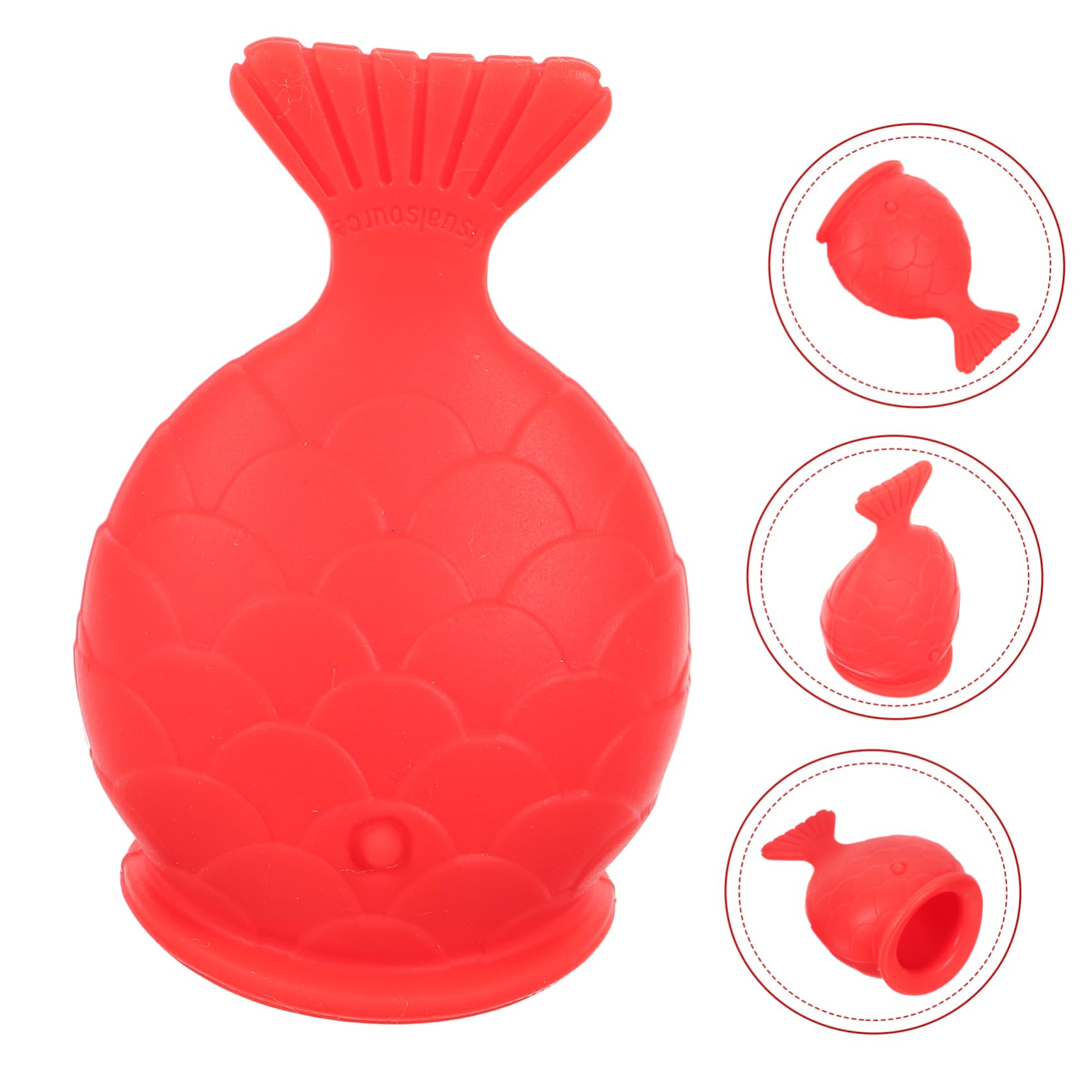 Didiseaon 5 Pezzi Dispositivo Volumizzante Labbra in Silicone A Forma Di Pesce Strumento Idratante Per Labbra Volumizzanti