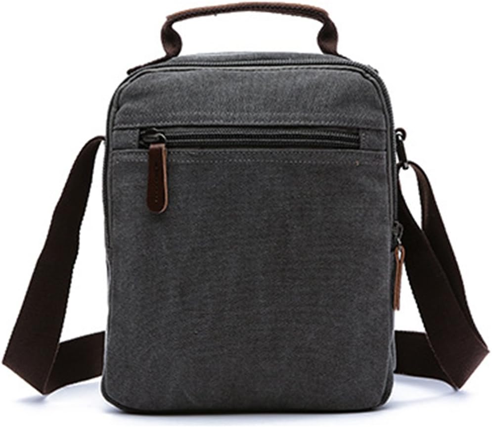 mygreen Small Canvas Crossbody Shoulder Bag Messenger Bag Work Bag | Work Bag - Image 2