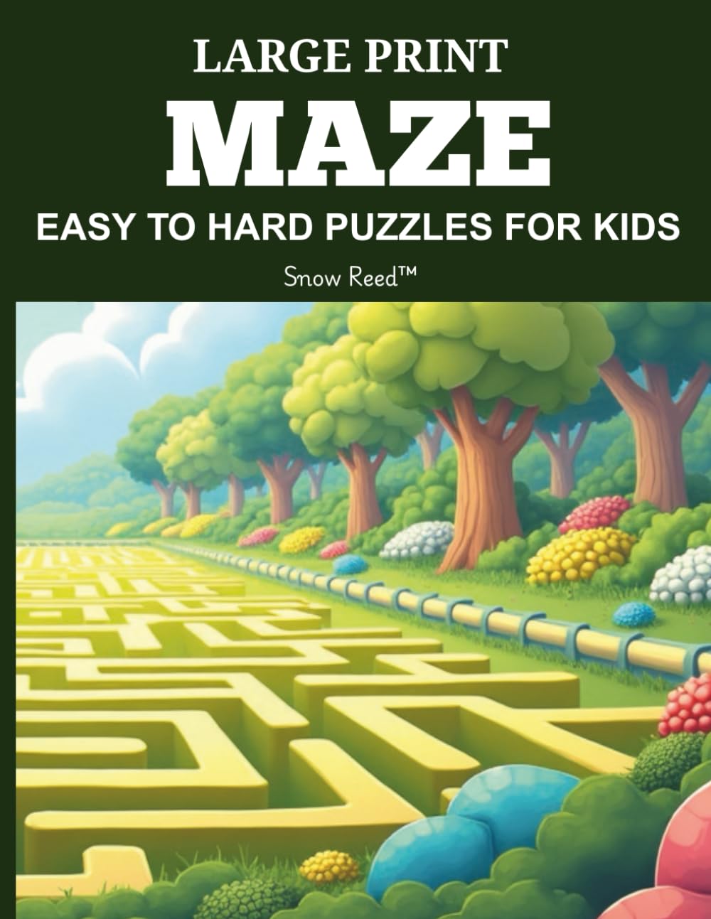 Maze Puzzle Book for Kids: 100 Fun Mazes from Easy to Very Hard | 25 Puzzles per Level