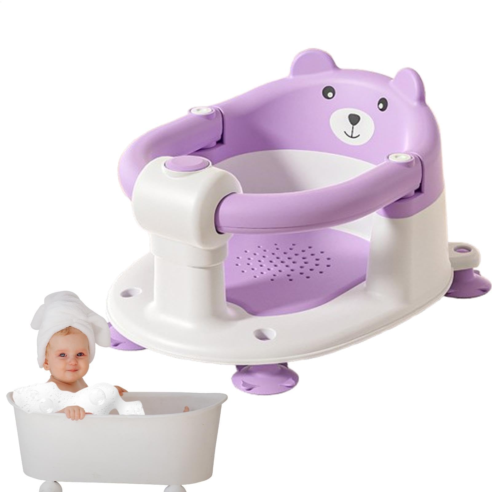 Seggiolino Da Bagno Per 6+ Seduta In Vasca, Sedile Da Bagno | Seduto Per Bambini e Bambine 6+ , Maschi e Femmine, , Seggiolino Bagnetto, Sedile Vasca, Bebè, Piccoli