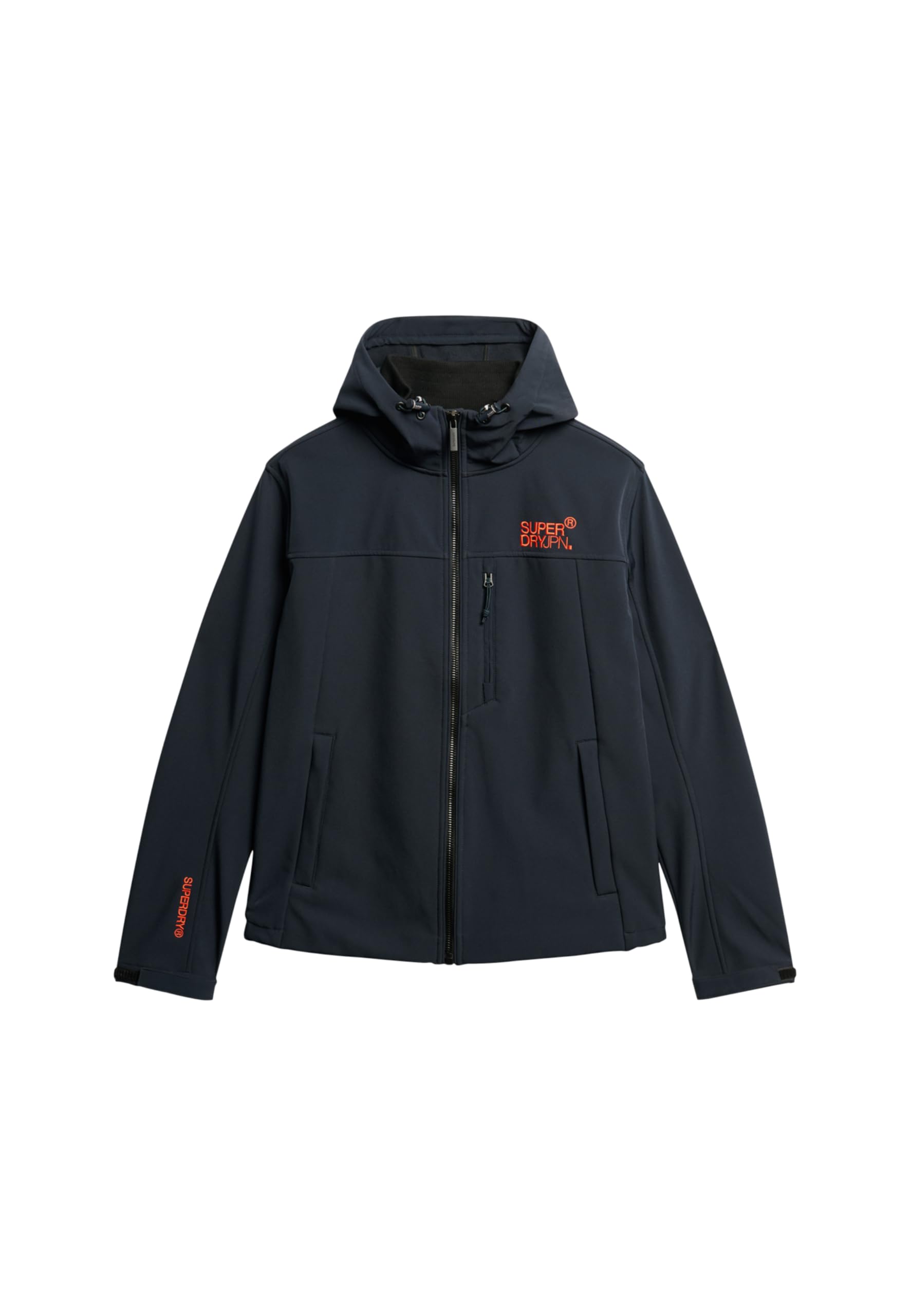 Superdry Men's Dark Navy Hooded Softshell Trekker Jacket - L