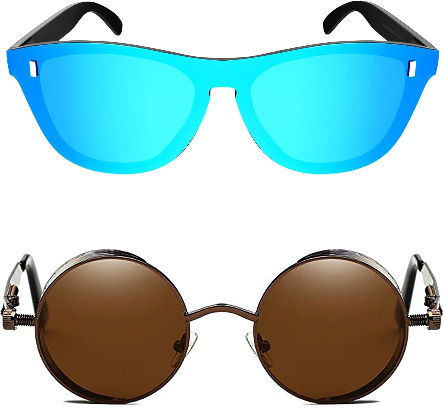 ROCKNIGHT Polarized UV400 Protection Unisex Sunglasses Flat Lens Anti Glare