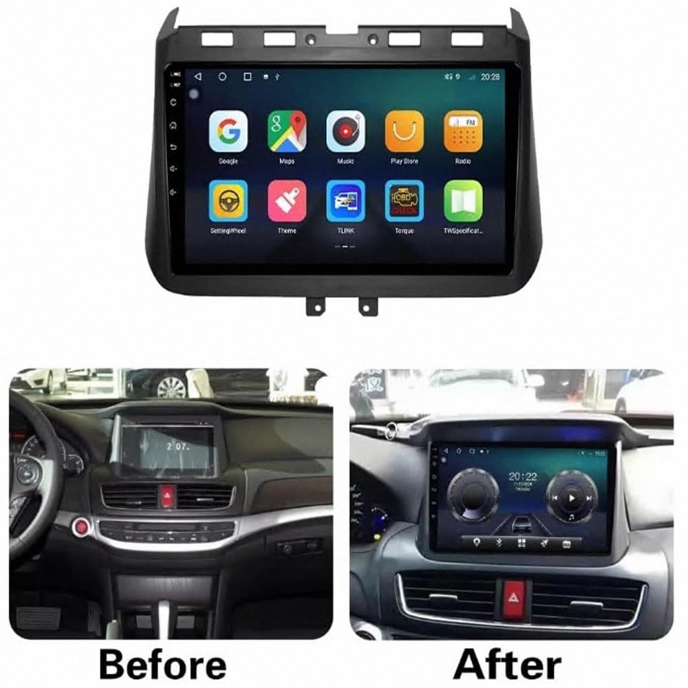 Car Multimedia Player dla Honda Crosstour 2014-2016 9 Inch Android 15 Touch Screen Player Fm Bluetooth Fm Gps For, 4 Core 4G+64G