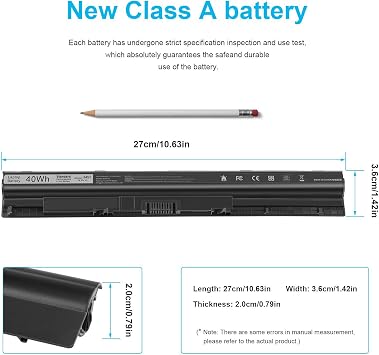 Fancy Buying M5Y1K Laptop Battery for Dell Inspiron 14 15 17 5000 3000 Series 5559 5558 3551 3451 3558 i3558 3567 5755 5756 5458 5759 5758 5759 GXVJ3 HD4J0 K185W WKRJ2 VN3N0 991XP 07G07 78V9D