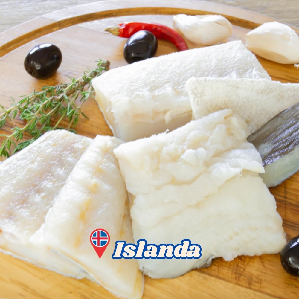Baccalà Salinato Islandese 2,3 kg - Qualità Premium - Dispensa Paesini