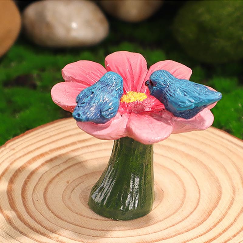 Opexicos Lot De 3 Meubles De Jardin Féériques Miniatures En Résine - Mini Chaise - Figurine Micro Paysage - Décoration De Jardin Féérique - Accessoires De Jardin Miniatures