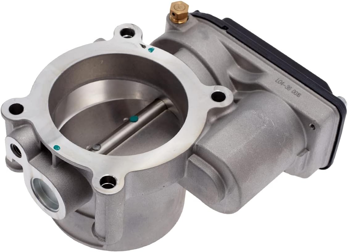 AUQDD S20068 Throttle Body Assembly (For 3.5L/3.7L Naturally Aspirated) Fit For 11-18 Fo-rd Edge Explorer,13-19 Taurus,11-17 Mustang /13-16 Lin-coln MKZ MKS,13-19 MKT (# 977-328 AT4Z9E926A TB1049)