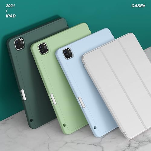 Miniatura 7 de ZryXal Funda para iPad Pro de 129 pulgadas 202220212020 654 generación con soporte para lápices funda inteligente para iPad compatible con Touch ID