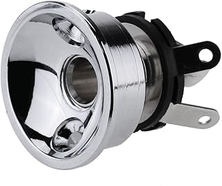 IUPPA Electric Guitar 6.35mm / 1/4' Jack Plug Socket Output Plate for Guitar with Screws