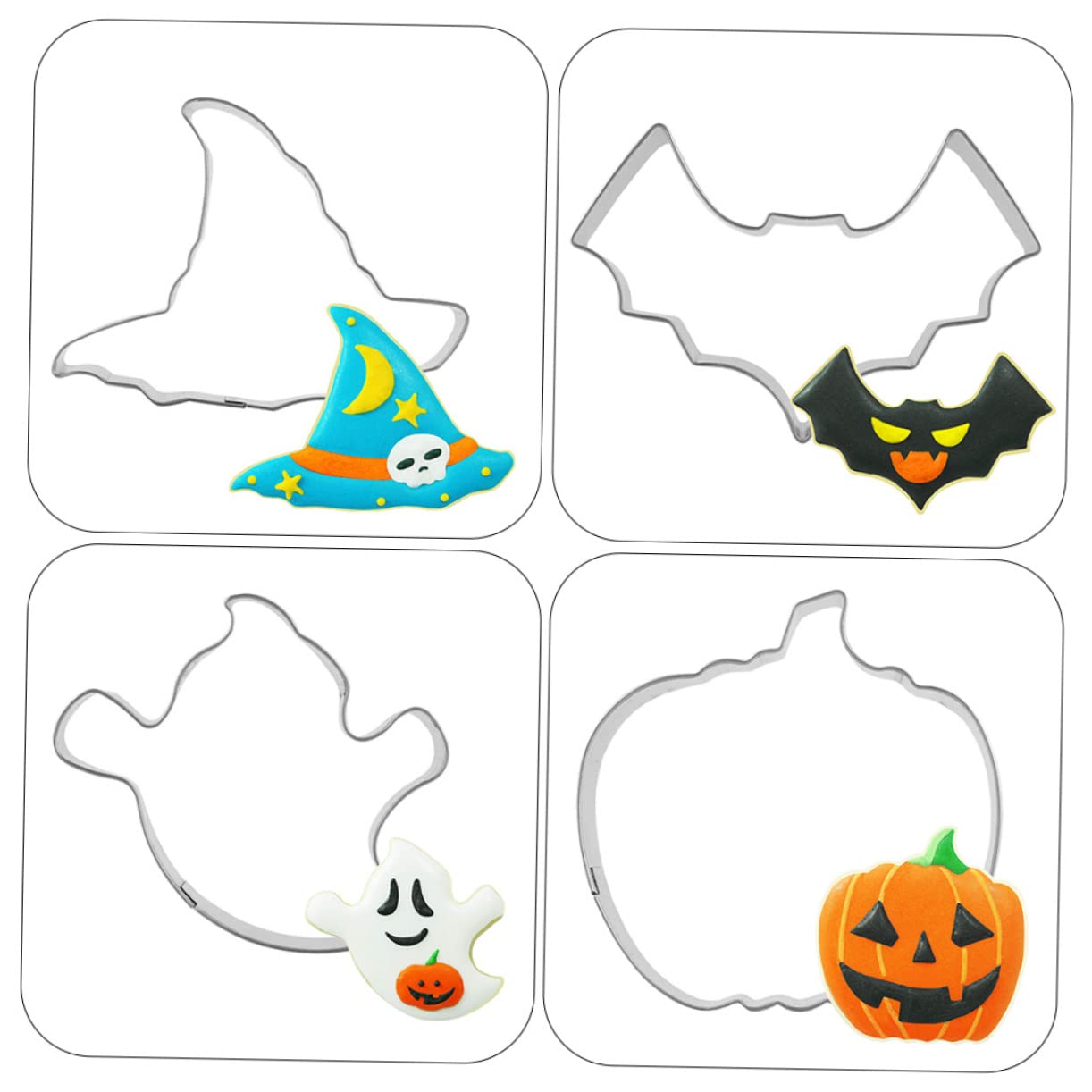 PRETYZOOM 30 Stk Halloween-schablonen Keksausstecher Form Keksstempel Spinnen-ausstecher Ausstechform Plätzchenausstecher Halloween-gebäck -keksform -fondant Backzubehör