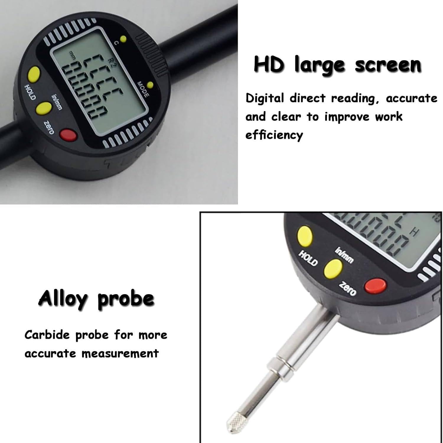 Cyfrowy wskaźnik promienia, wysokiej dokładności elektroniczne narzędzie do pomiaru promienia, narzędzie do pomiaru promienia, cyfrowe urządzenie do pomiaru promienia