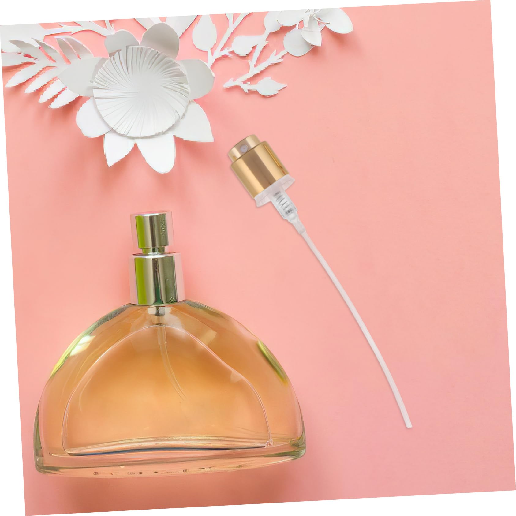 WRITWAA Parfüm Sprühkopf Feiner Sprühnebel Gold für Kunststoff 10 Stück Kleiner Sprühdüse Perfume Flasche für Selbstgemacht Parfümzubehör Kosmetik