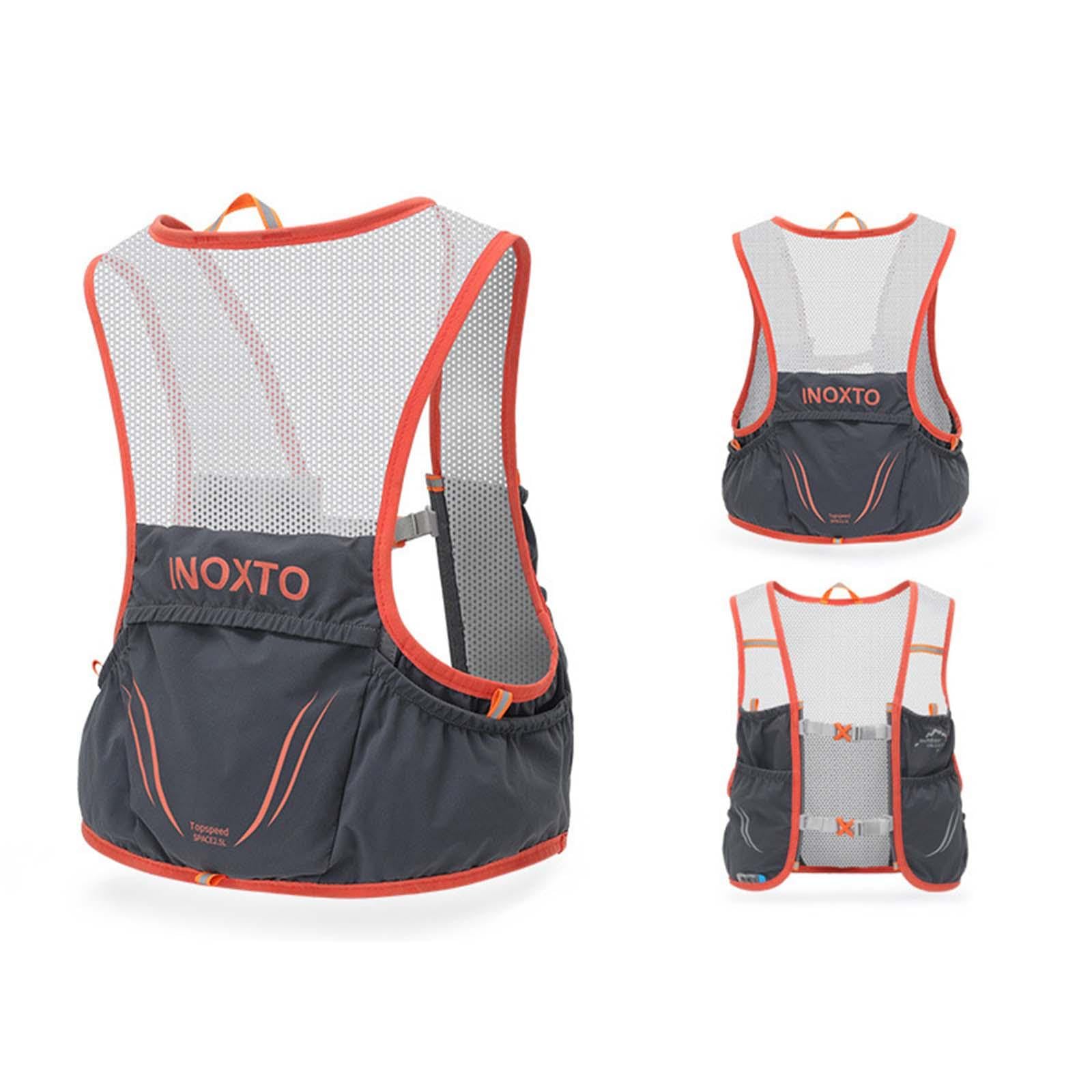 Gralara Laufweste Hydrationsweste mit Wasserblase Sportlaufweste Trailrucksack Atmungsaktives Polyester Verstellbare Träger für Training Radsport Wanderung