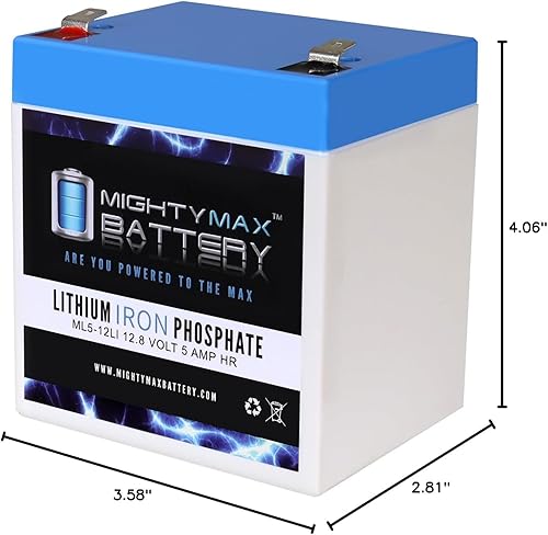 Vista 15 de Mighty Max Battery Batería de repuesto de litio de 12V 100AH para paneles solares Renogy PV