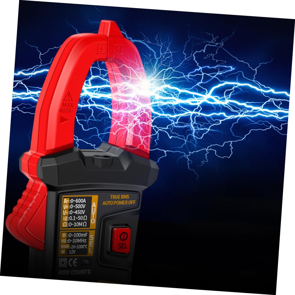 Multimetro Digitale a Pinza St193 Rosso Abs per Misure Elettriche