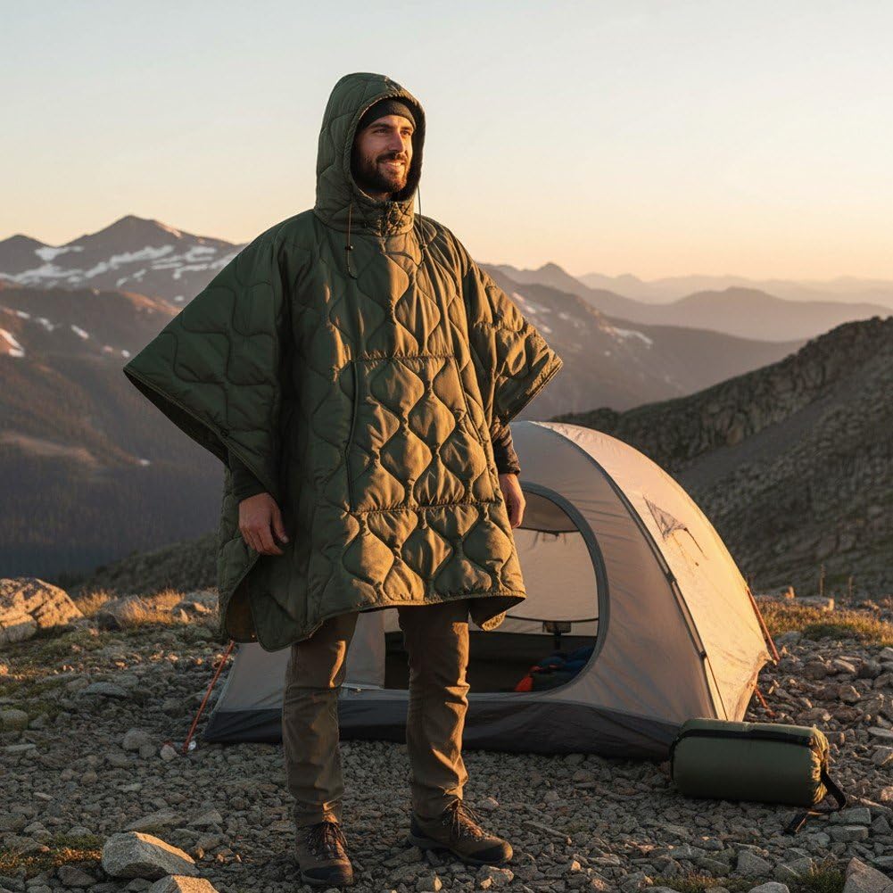 Kompakter, Wasserdichter Biwaksack, Komfortable Und Tragbare Schlafgelegenheit, Synthetischer Faserfüllung Isoliert, Für Eine Person, Ideal Zum Wandern Im Freien