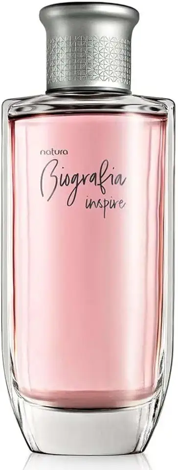 Biografia Inspire, Perfume Feminino Floral Rosa, Fragrância em Frasco de Vidro, 100ml