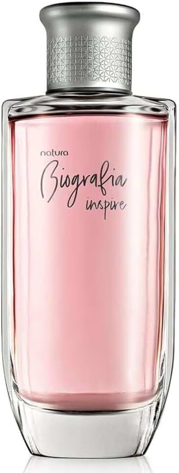 Biografia Inspire, Perfume Feminino Floral Rosa, Fragrância em Frasco de Vidro, 100ml