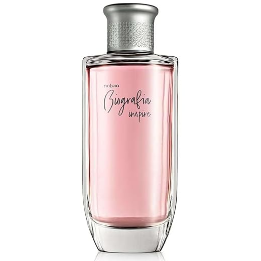 Biografia Inspire, Perfume Feminino Floral Rosa, Fragrância em Frasco de Vidro, 100ml