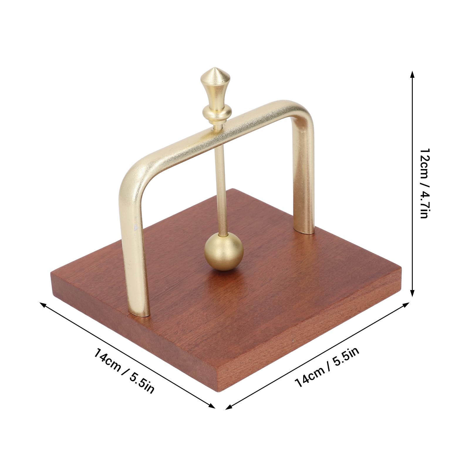 Ejoyous Servilletero de Mesa Servilletero de Madera con Base de Madera Maciza y Estante de Metal 14 X 14 X Cm Bola de Elevación Dispensador de Mesa Compacto para el Hogar Restaurante Cafetería Hotel