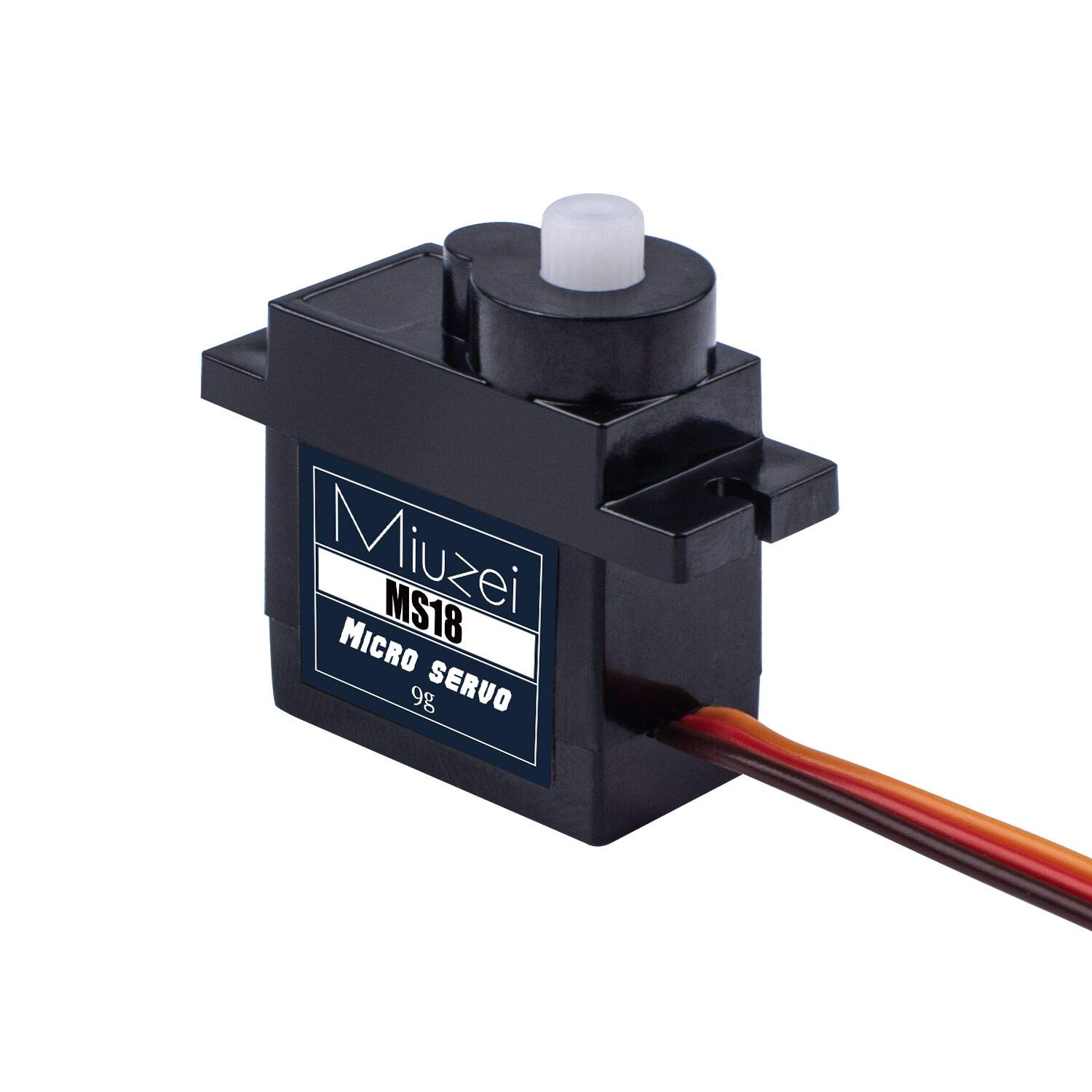 Miuzei 9g マイクロサーボ 180° メタルギア 10個セット