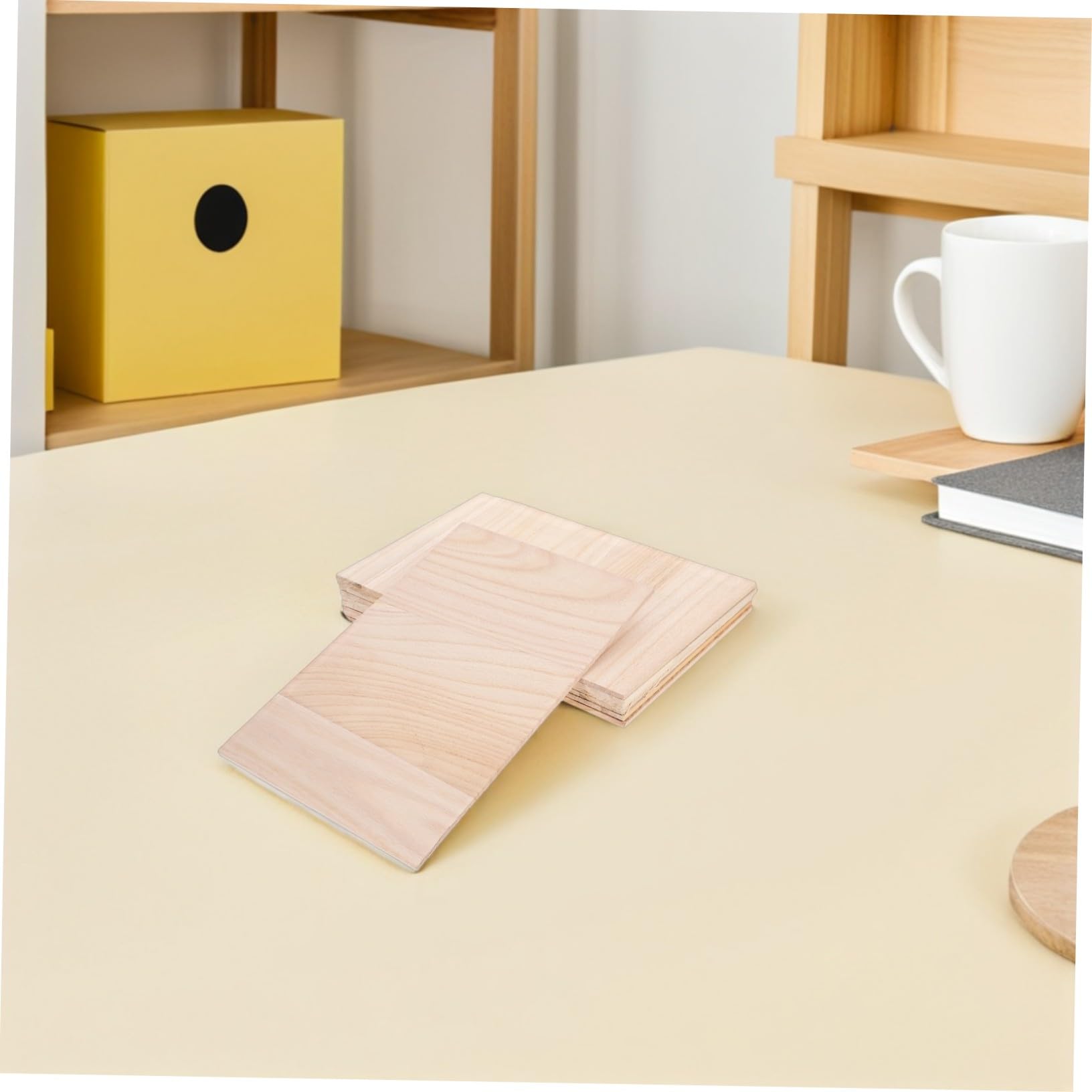 BESPORTBLE Tabla de Karate de Madera 8 Piezas Beige para Romper Entrenamiento Artes Marciales