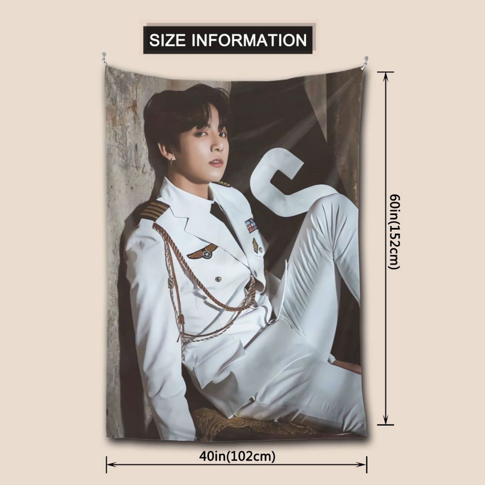 Amazon.com: PODODNOE Tapestry Jungkook Jeon Jung Kook Tapestries