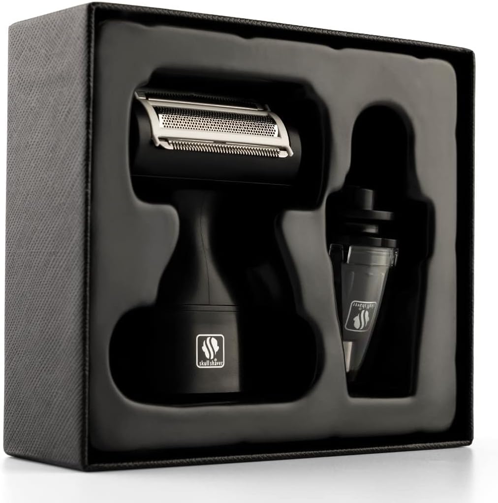 Skull Shaver – verpakking van folie scheermesjes en oor/neus trimmers voor de Pitbull, Butterfly Kiss en Palm series