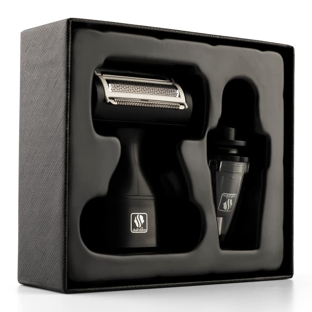 Skull Shaver Pitbull Foil Shaver Nose Trimmer Attachments - Easy Hair Removal - Stainless Steel Blades - Wet