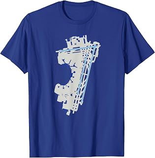 EWR Newark Liberty Int'l Airport Art Design KEWR Pilot T-Shirt