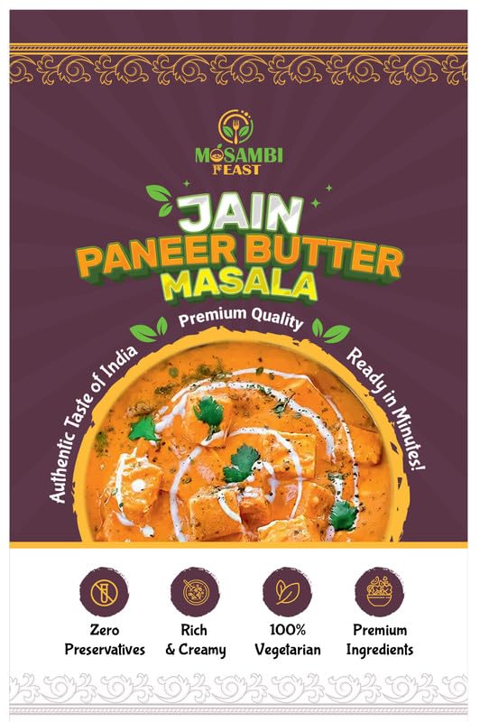 MOSAMBI FEAST Ready-to-Eat Paneer Butter Masala | 100% Natural Zero Preservatives | Rich Creamy Authentic Indian Flavors | Premium Vegetarian Ingredients-image-10