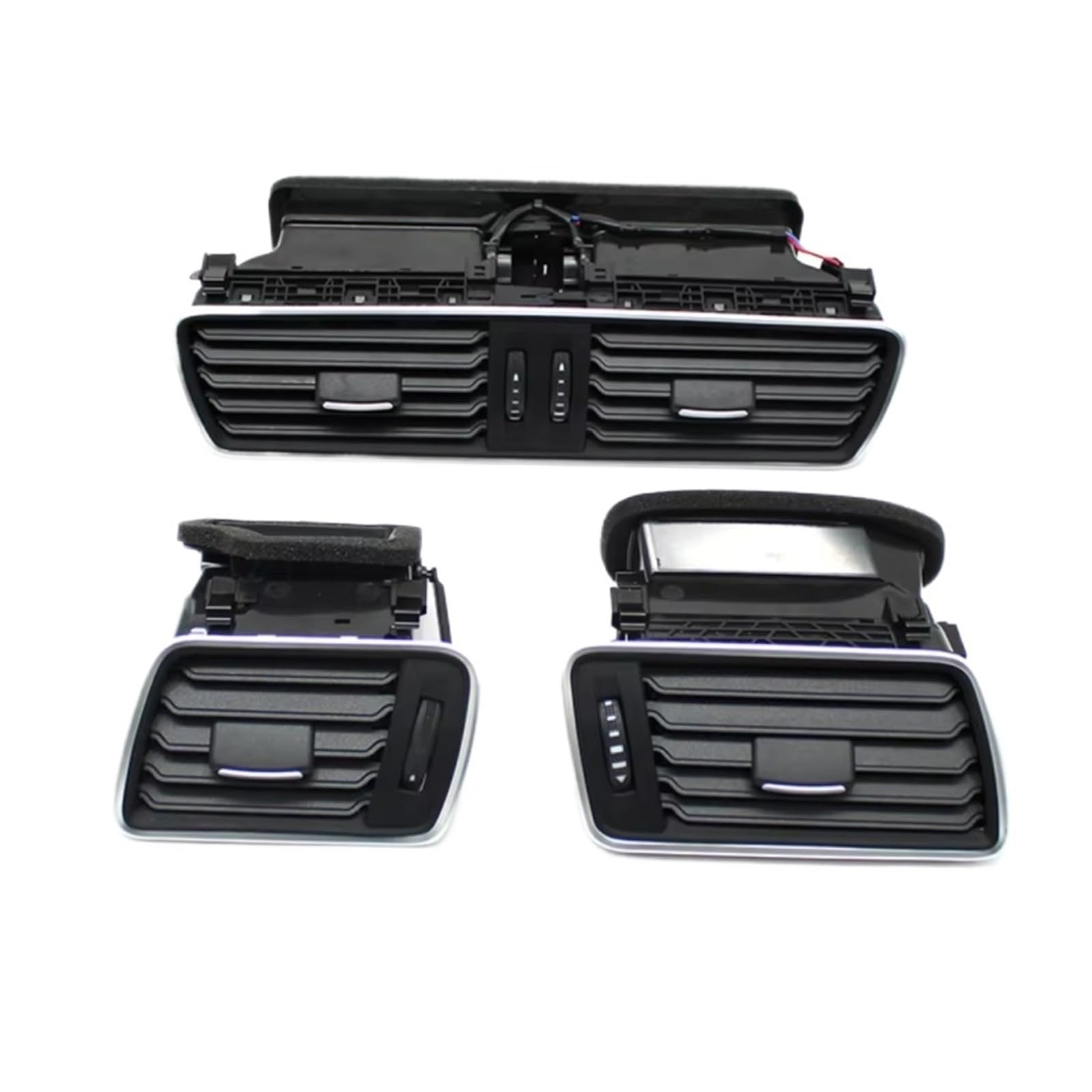 Dzwdy Lhd-Front 3Pcs Ac Vent Compatible With Vw For Magotan B6 B7 2007-2014 Car Front Air Conditioning Ac Vent Outlet Assembly 3Ab819701a 3Ab819702a Ab819728a(Lhd-Front 3Pcs)