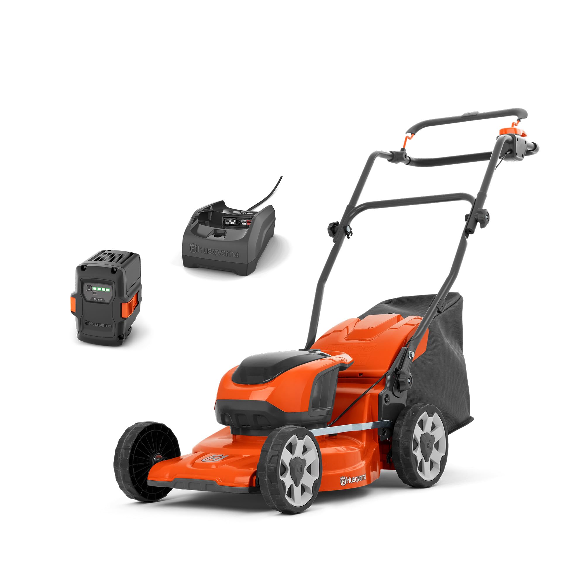 Husqvarna LC 137i Zestaw Kosiarki Akumulatorowej | 37 cm koszenia, lekka konstrukcja dla małych ogrodów, z akumulatorem