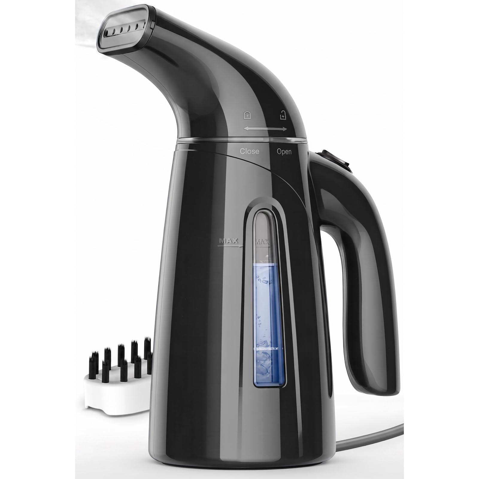 OGHom HL6 Handheld Garment Steamer in Midnight Grey.