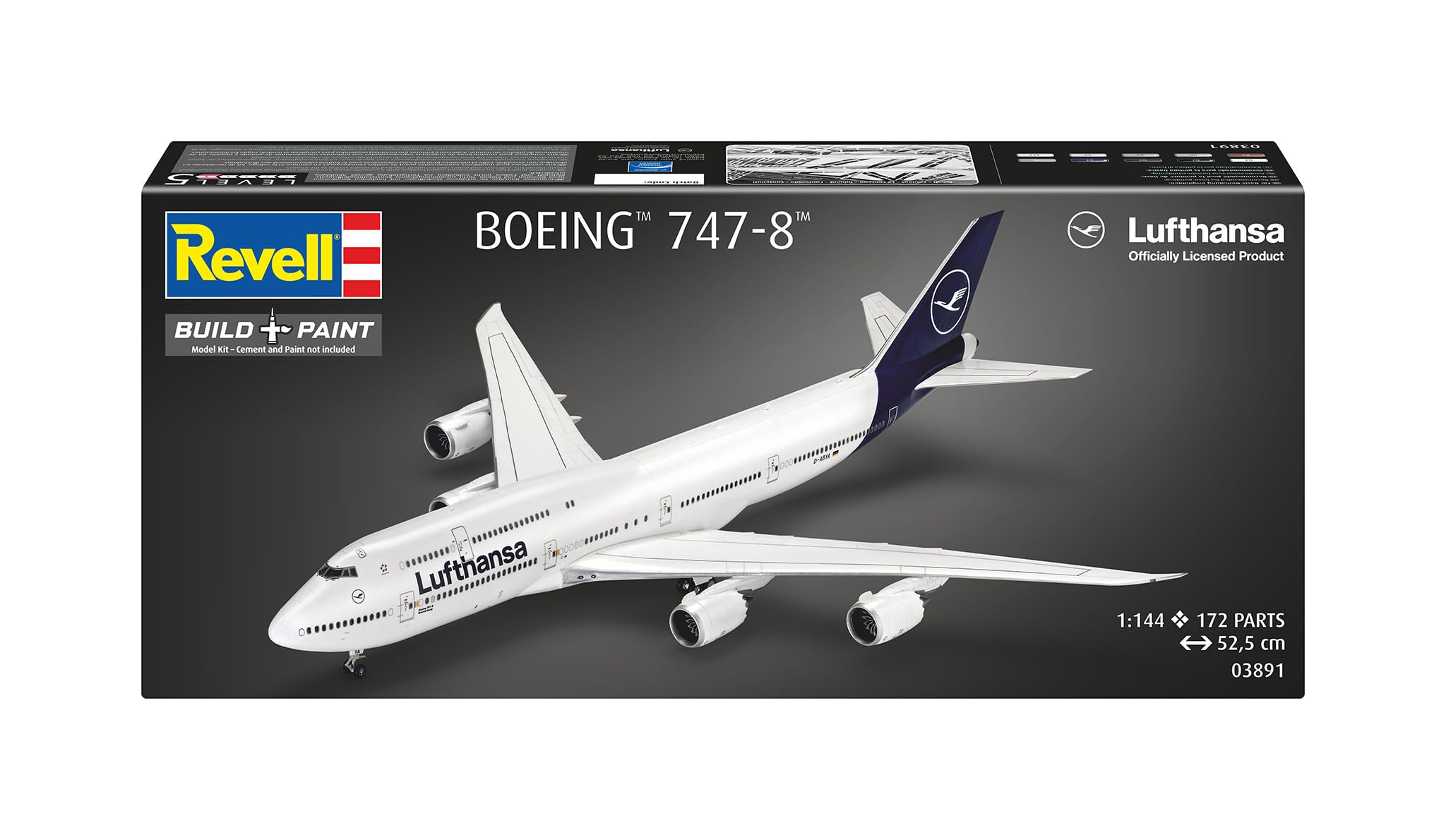 Revell Maquette Avion Boeing 747-8 Lunfthansa Nouvelle livrée