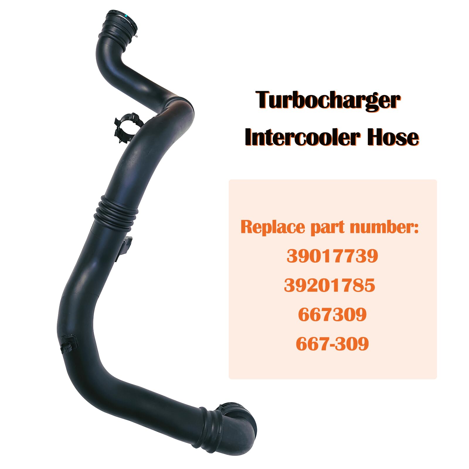 Tuyau Durite Turbo Intercooler Pour Volvo V40 - Référence 31293717 - En Caoutchouc Durable - Remplacement Facile
