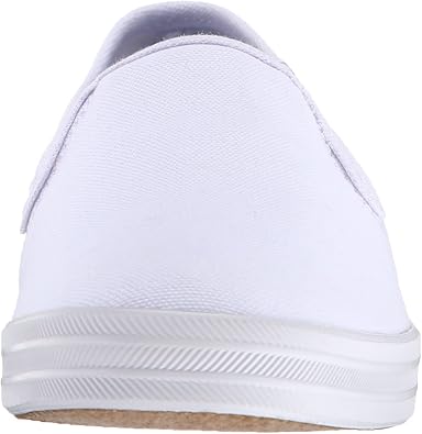 Keds Womens Champion Canvas Slip On Sneakers Shoes Casual - White